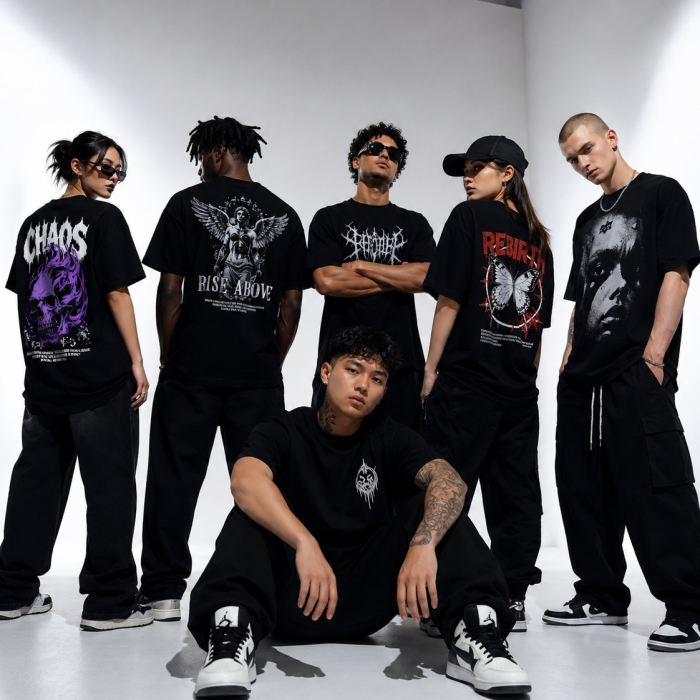 Black Custom T Shirts