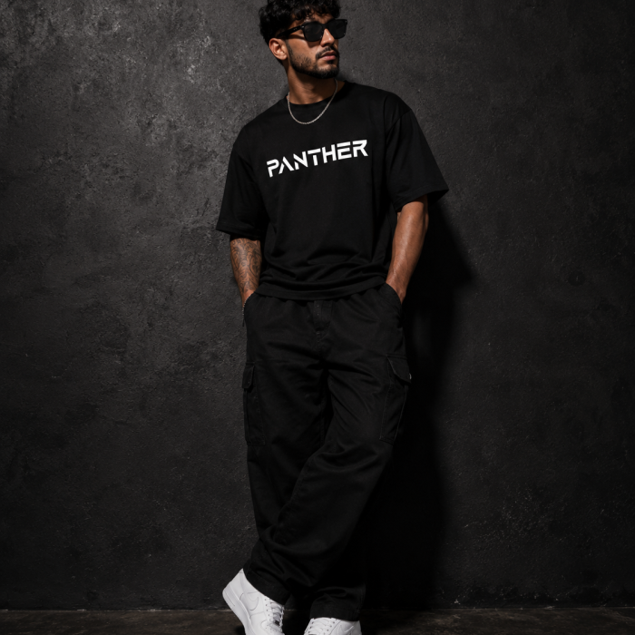 Panther T Shirt - Black