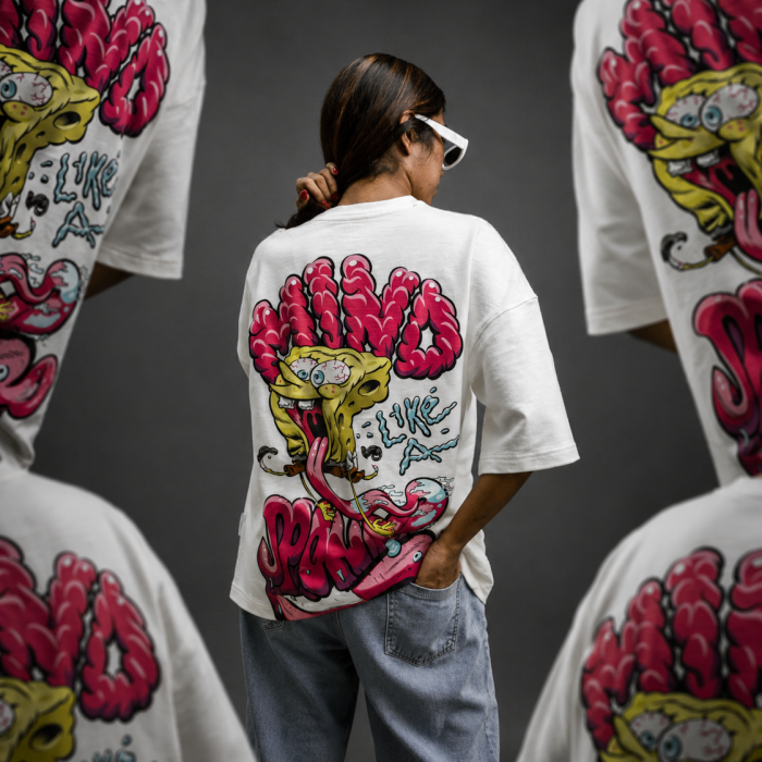 Psychosponge - Oversized Graphic Tee
