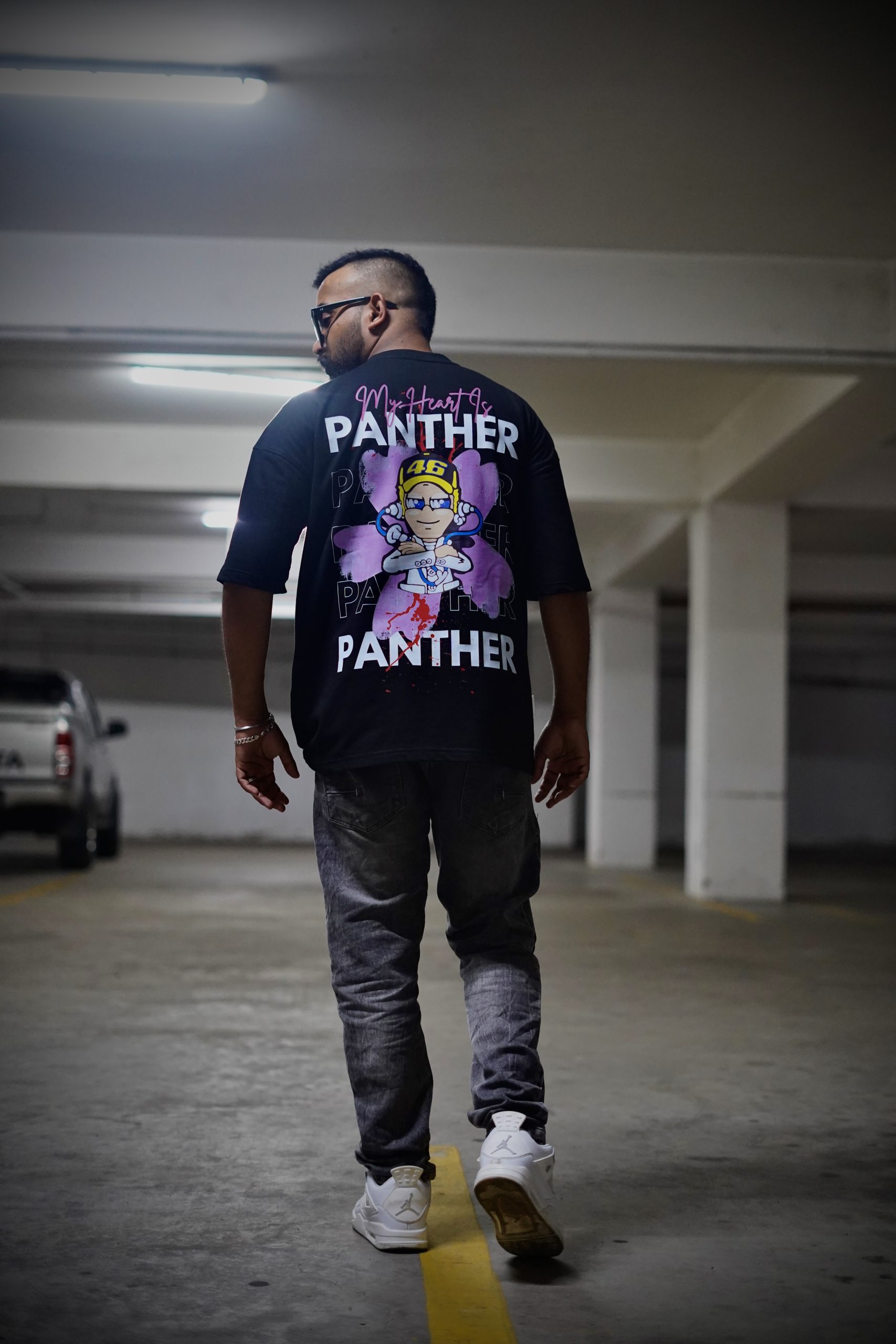 46 Panther - Oversized Graphic Tee - Image 4