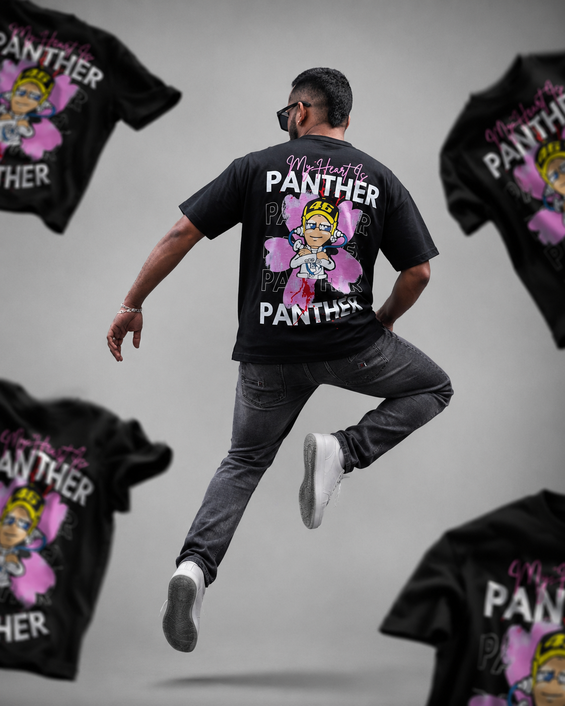 46 Panther - Oversized Graphic Tee