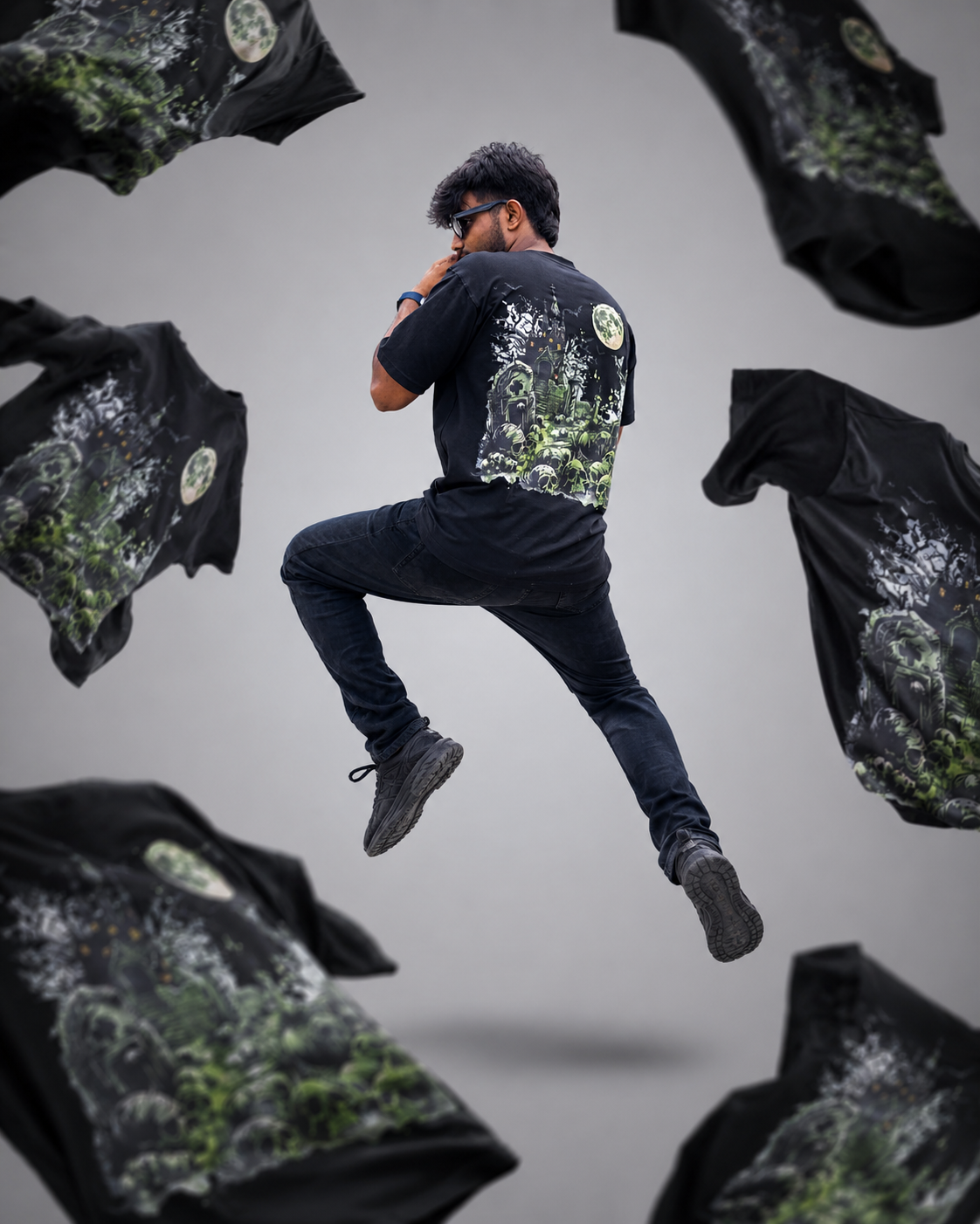 Graveyard - Oversized Graphic Tee