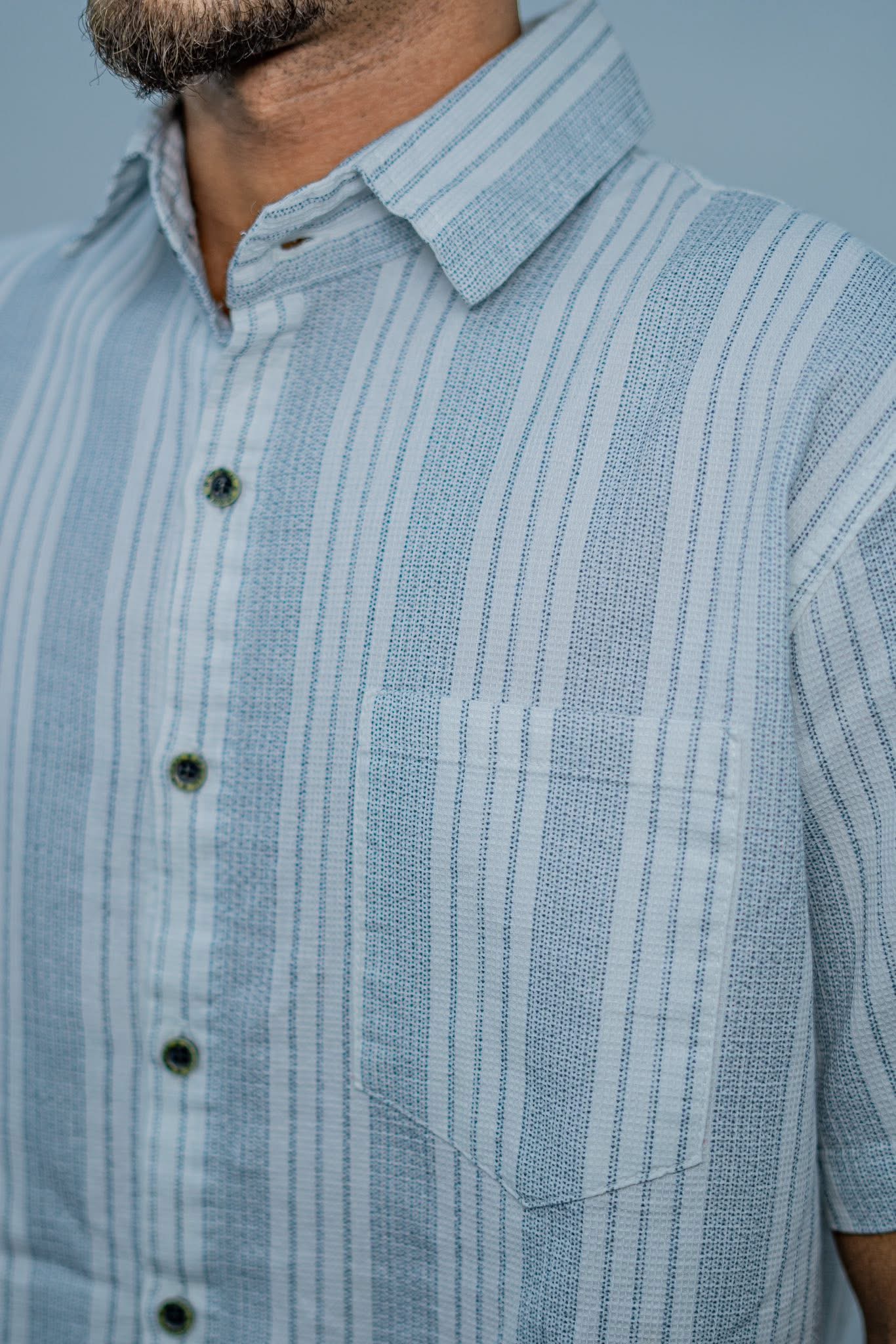 Stripe Resort Shirt - Image 4